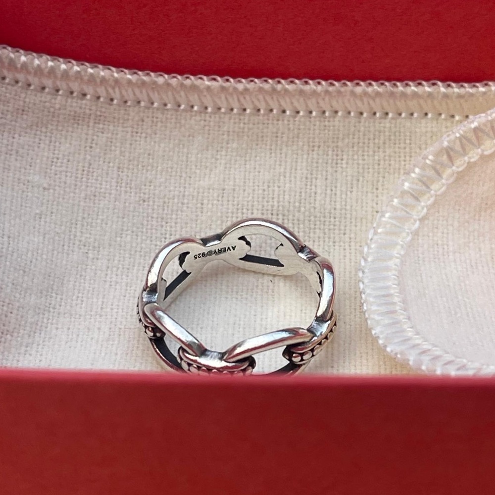 James Avery Connected Beaded Link Ring - image 6